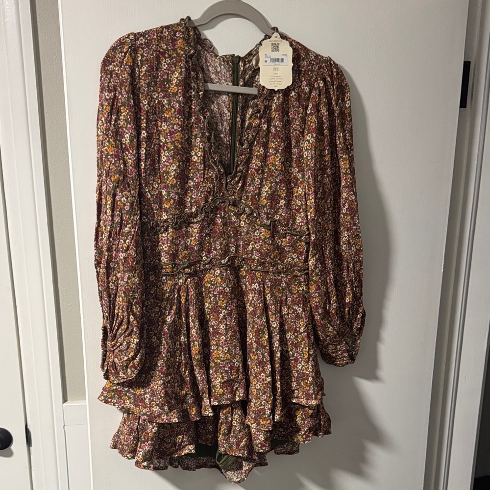 Altar'd State Multicolor Floral Romper